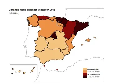 Así es tu sueldo según edad, sexo o región en la que trabajas Así es tu sueldo según edad, sexo o región en la que trabajas