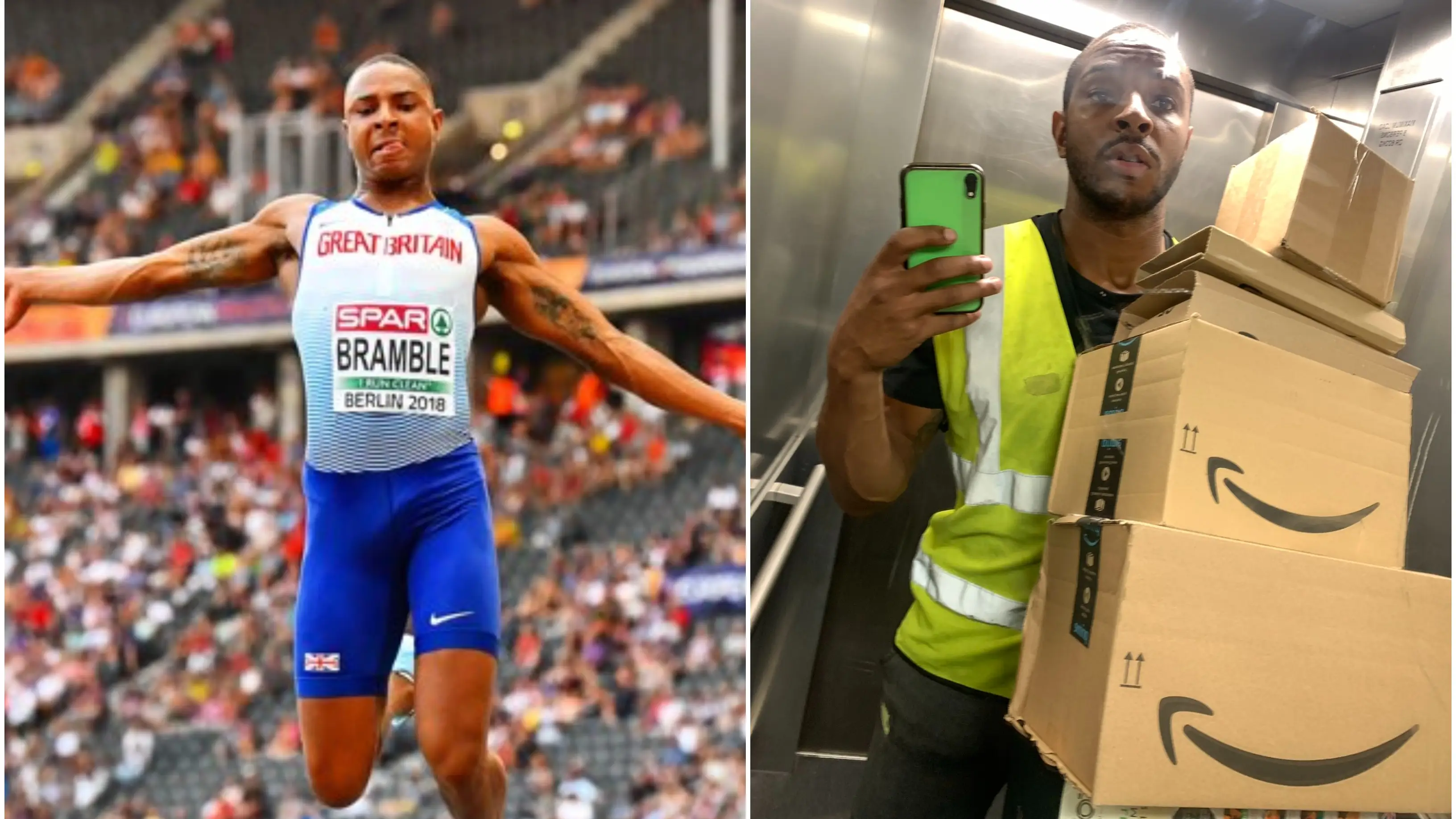 Daniel Bramble se pasa a repartidor en Amazon