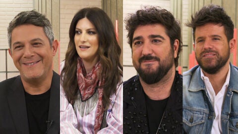 Alejandro Sanz, Laura Pausini, Antonio Orozco y Pablo L&oacute;pez, enfrentados en el reto de 'La Voz': "&iexcl;No veas que intensidad!"