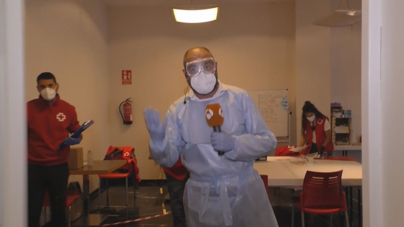 Ramiro, huésped del hotel Covid para personas sin techo contagiadas en Madrid: 