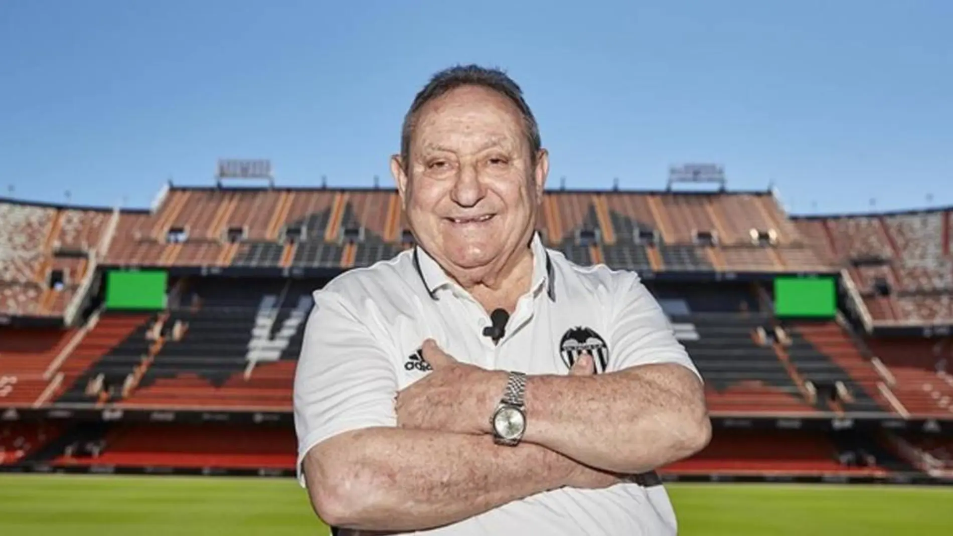 Bernardo España "Españeta", histórico utilero del Valencia Bernardo España "Españeta", histórico utilero del Valencia