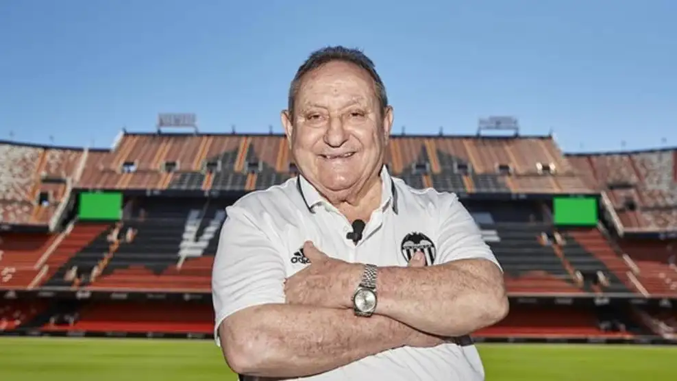 Bernardo España "Españeta", histórico utilero del Valencia Bernardo España "Españeta", histórico utilero del Valencia