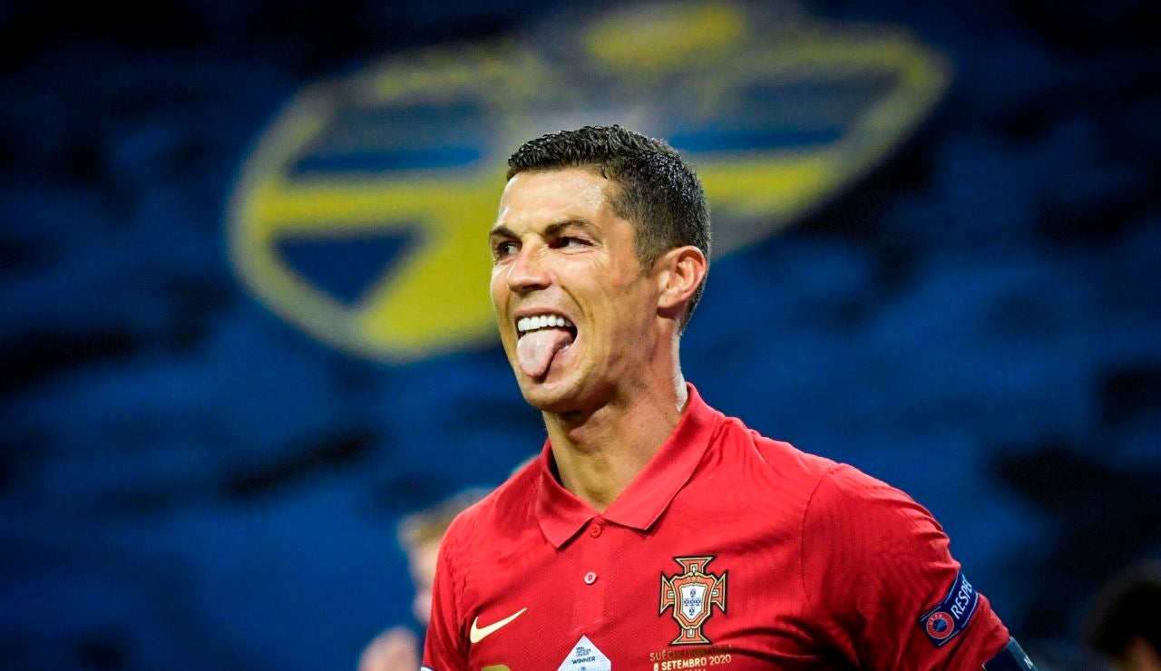 Cristiano Ronaldo, durante un partido con Portugal