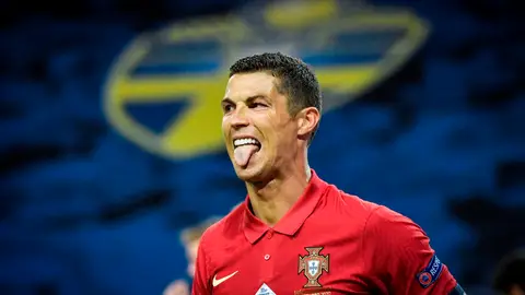 Cristiano Ronaldo, durante un partido con Portugal Cristiano Ronaldo, durante un partido con Portugal