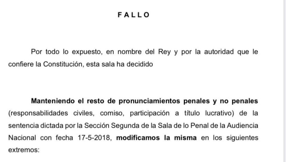 Sentencia Supremo Gürtel