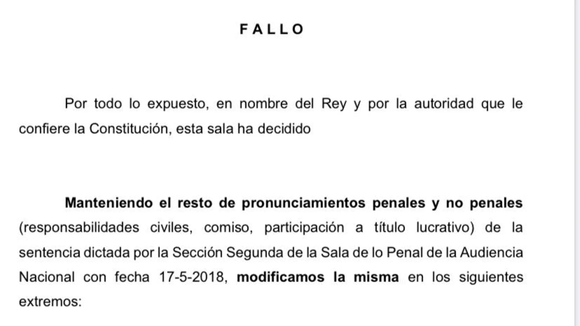 Sentencia Supremo Gürtel Sentencia Supremo Gürtel
