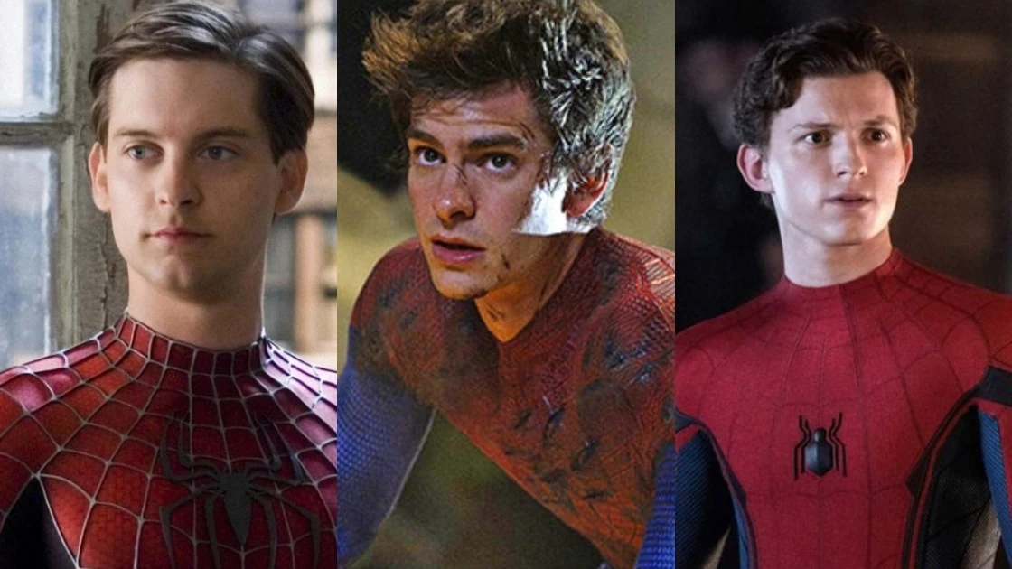 Los tres SpiderMan del cine Los tres SpiderMan del cine