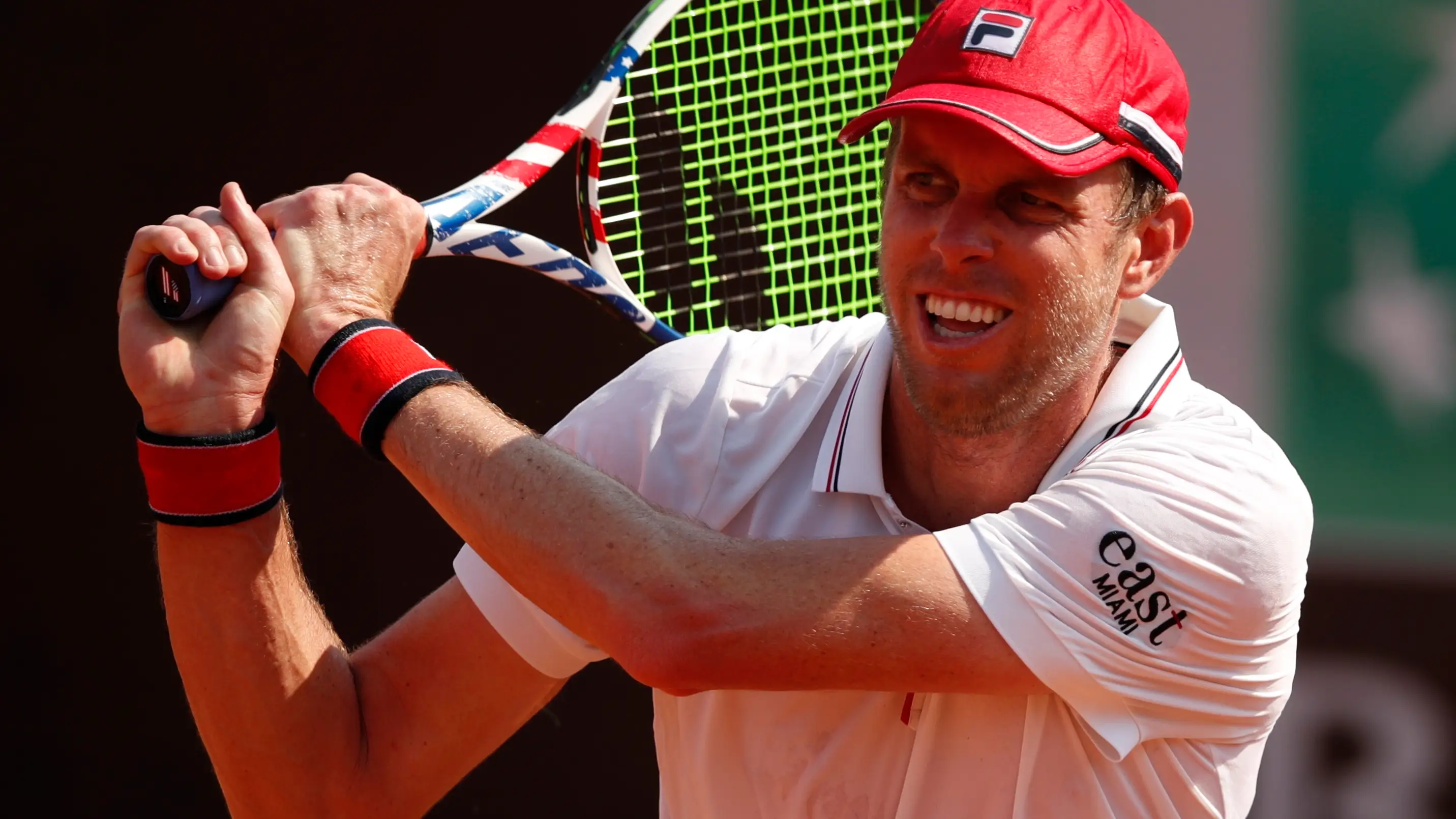 Sam Querrey, durante un partido