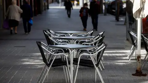 Una terraza en Cataluña Coronavirus