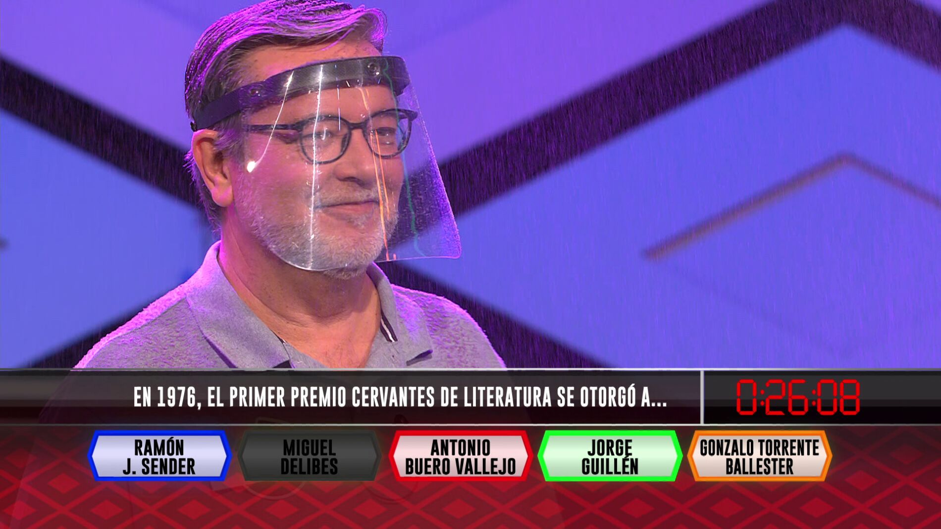 Una pregunta sobre el primer Premio Cervantes complica las cosas a ‘Los del Belgrado’