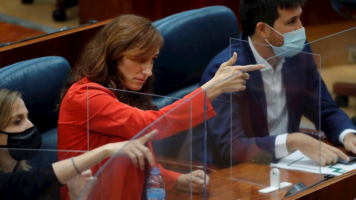 El gesto pol&eacute;mico que ha hecho la diputada de M&aacute;s Madrid, M&oacute;nica Garc&iacute;a