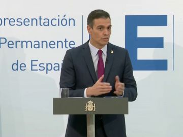 Comparecencia de Pedro Sánchez en Bruselas, streaming en directo 