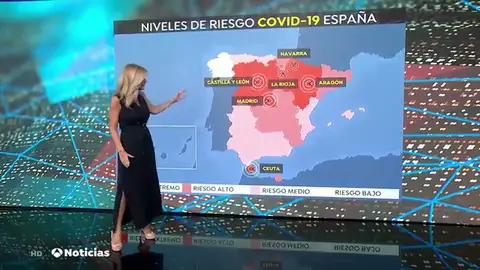 ¿Qué comunidades están en una situación de "riesgo extremo" por el avance del coronavirus? ¿Qué comunidades están en una situación de "riesgo extremo" por el avance del coronavirus?