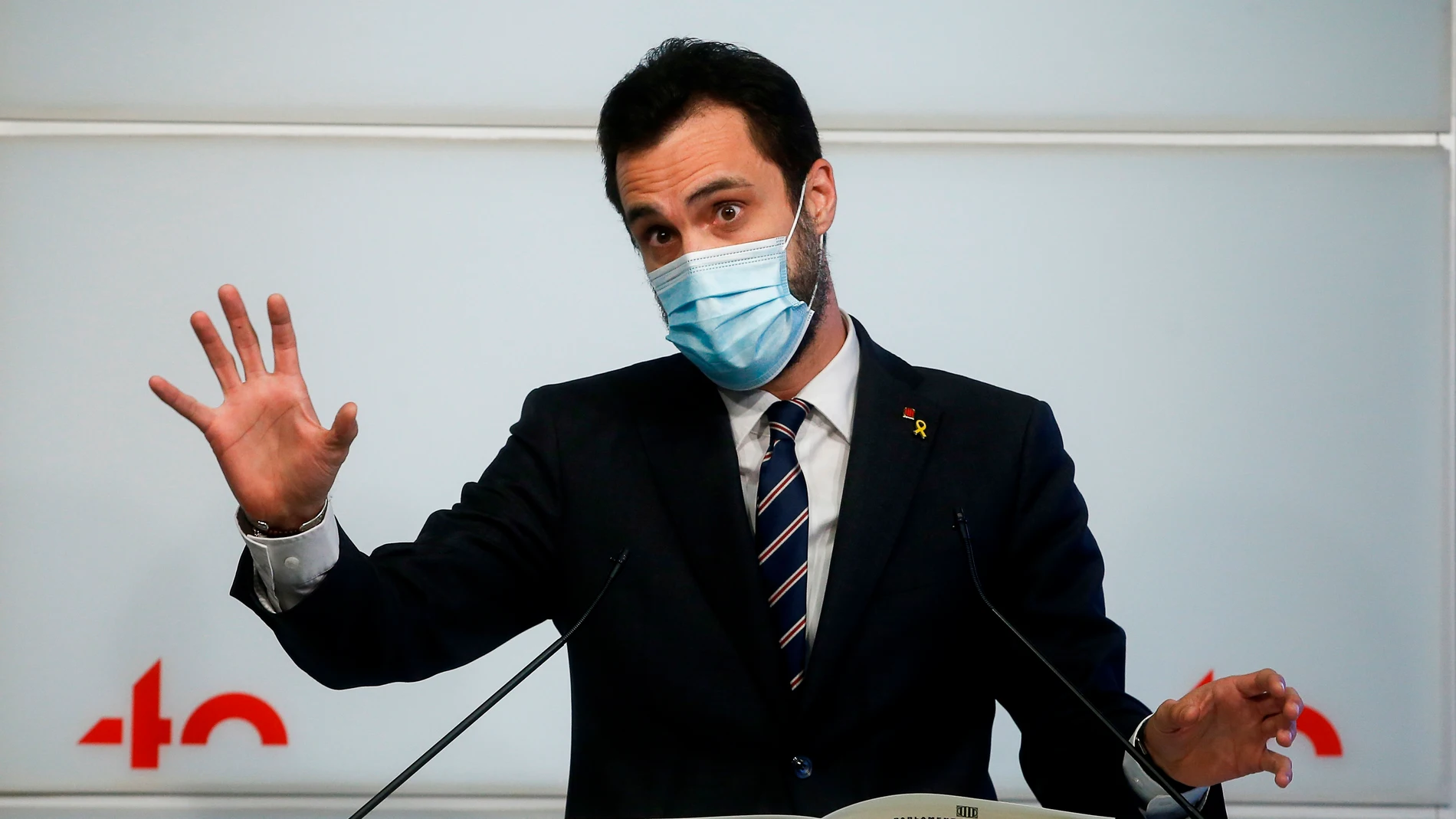 El presidente del Parlament, Roger Torrent El presidente del Parlament, Roger Torrent