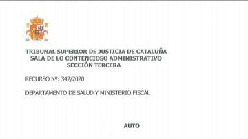 Auto completo del TSJC sobre las medidas y restricciones adoptadas en Cataluña contra el coronavirus en PDF