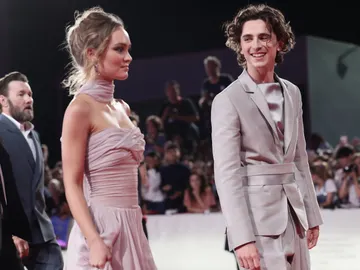 Timothée Chalamet y Lily-Rose Depp Timothée Chalamet y Lily-Rose Depp