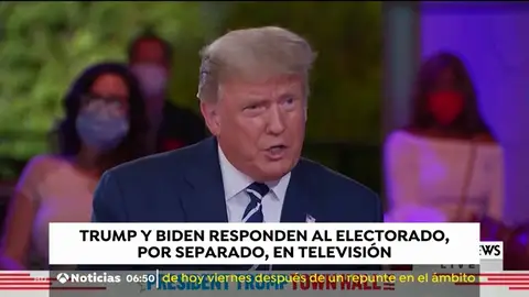 Donald Trump y Joe Biden se contraprograman el día que debían enfrentarse en su segundo cara a cara Donald Trump y Joe Biden se contraprograman el día que debían enfrentarse en su segundo cara a cara