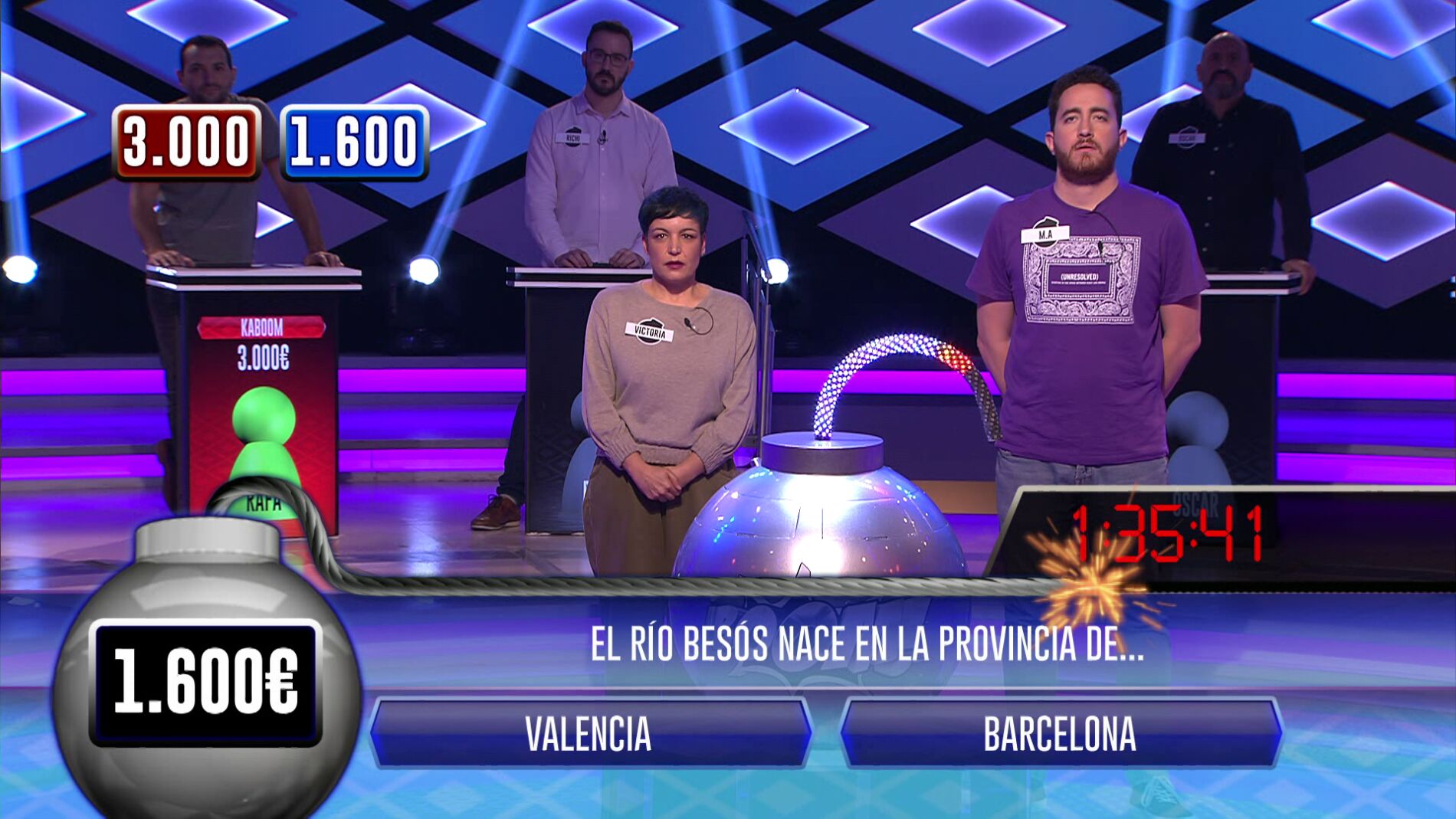 Grandiosa remontada de Victoria y M. A. para &lsquo;Los dispersos&rsquo; en una ajustada fase clasificatoria contra los &lsquo;Kaboom&rsquo; 