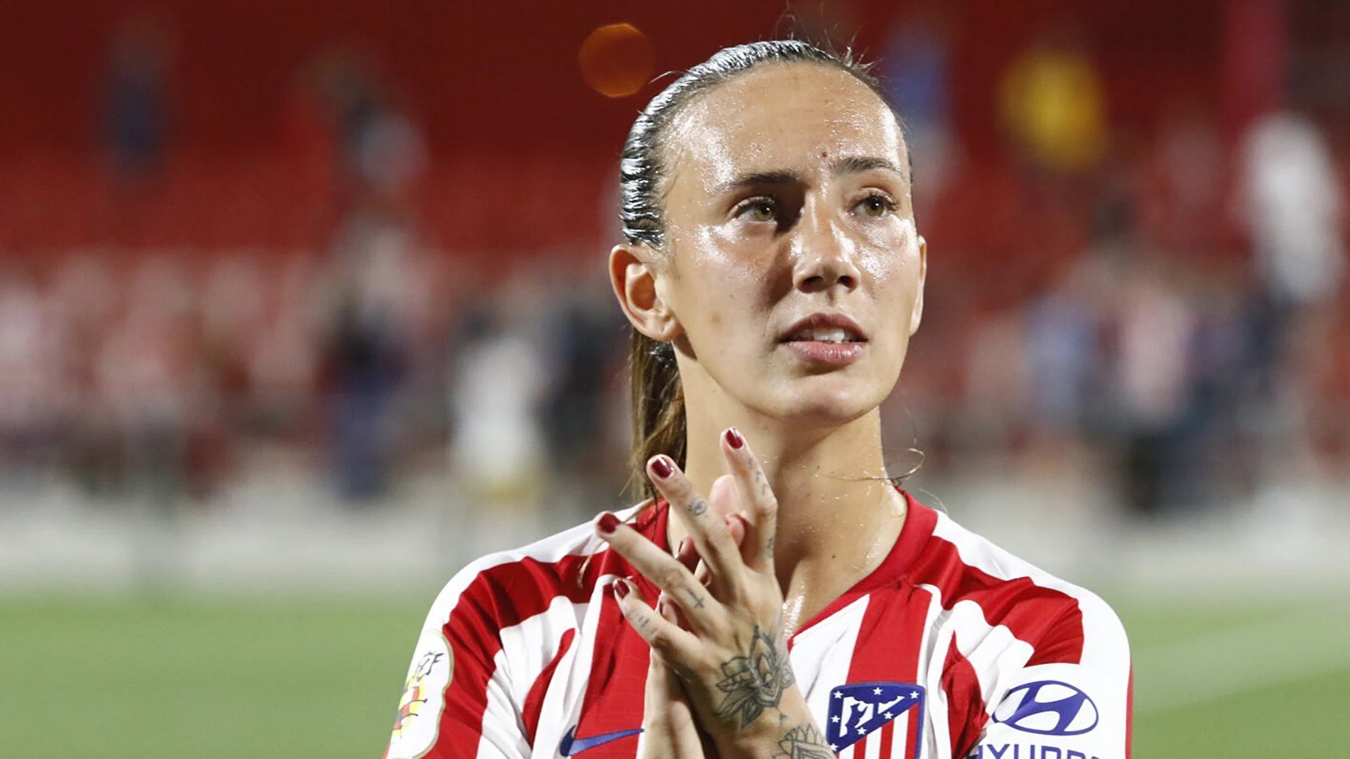 Virginia Torrecilla, en su etapa en el Atlético de Madrid