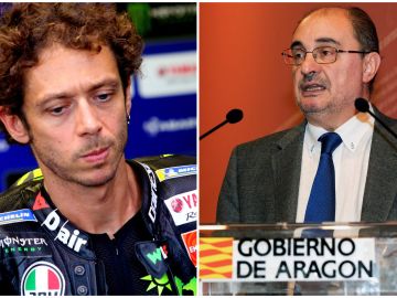 El presidente de Aragón responde a Valentino Rossi: "El coronavirus no es su principal problema de salud"