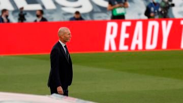 Zinedine Zidane, durante un partido del Real Madrid
