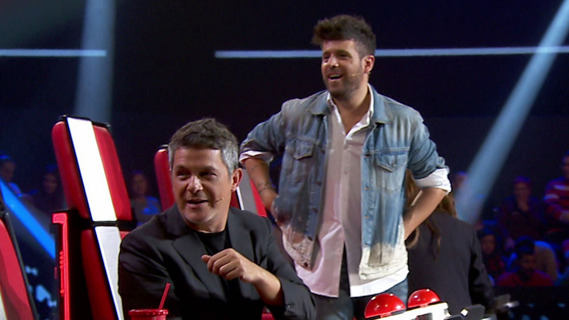 Alejandro Sanz y Pablo L&oacute;pez, preocupados por la reacci&oacute;n de una talent en 'La Voz'