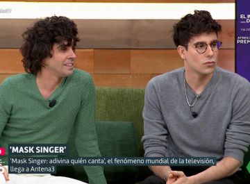 Javier Calvo y Javier Ambrossi, sobre 'Mask Singer: adivina quién canta': "Los doce famosos son gente que no está habitualmente en televisión"
