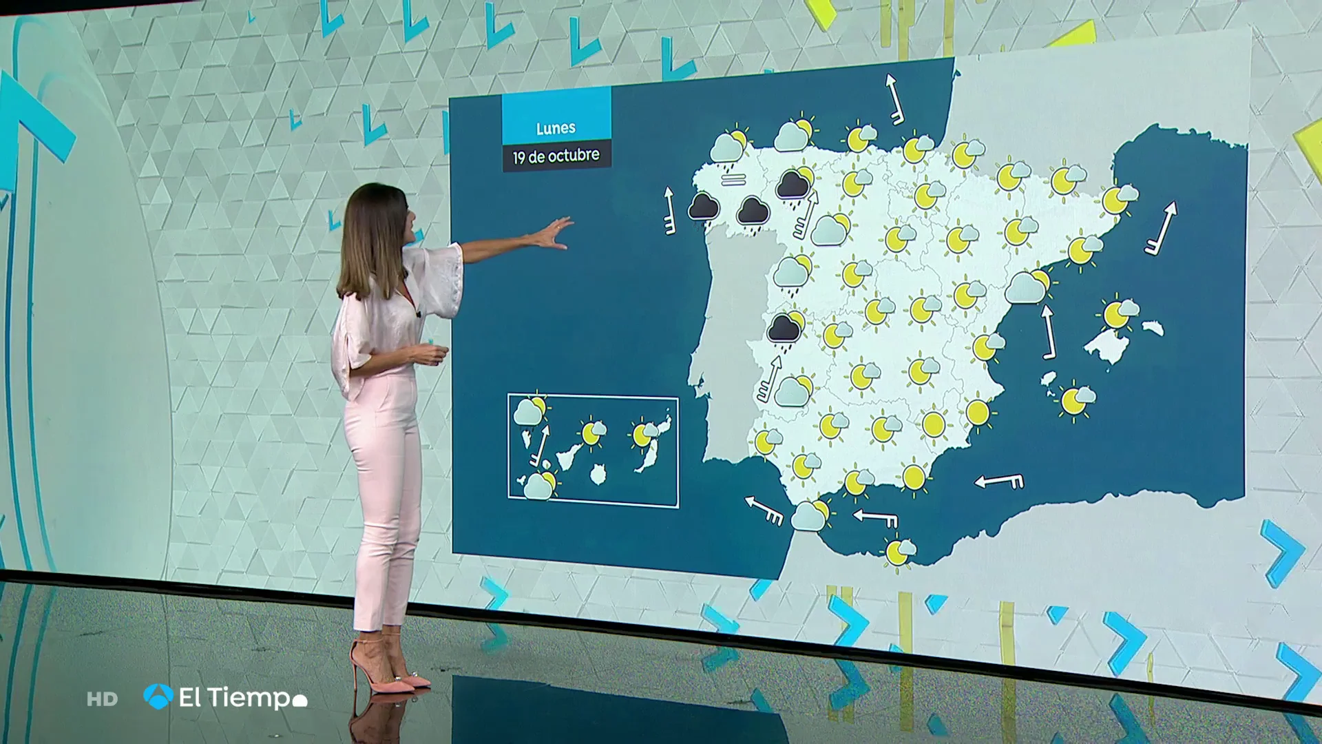 Tu Tiempo (18-10-20) La semana arranca con un frente atl&aacute;ntico que traer&aacute; lluvia y vientos fuertes