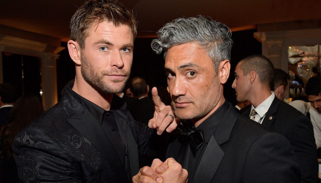 Chris Hemsworth y Taika Waititi