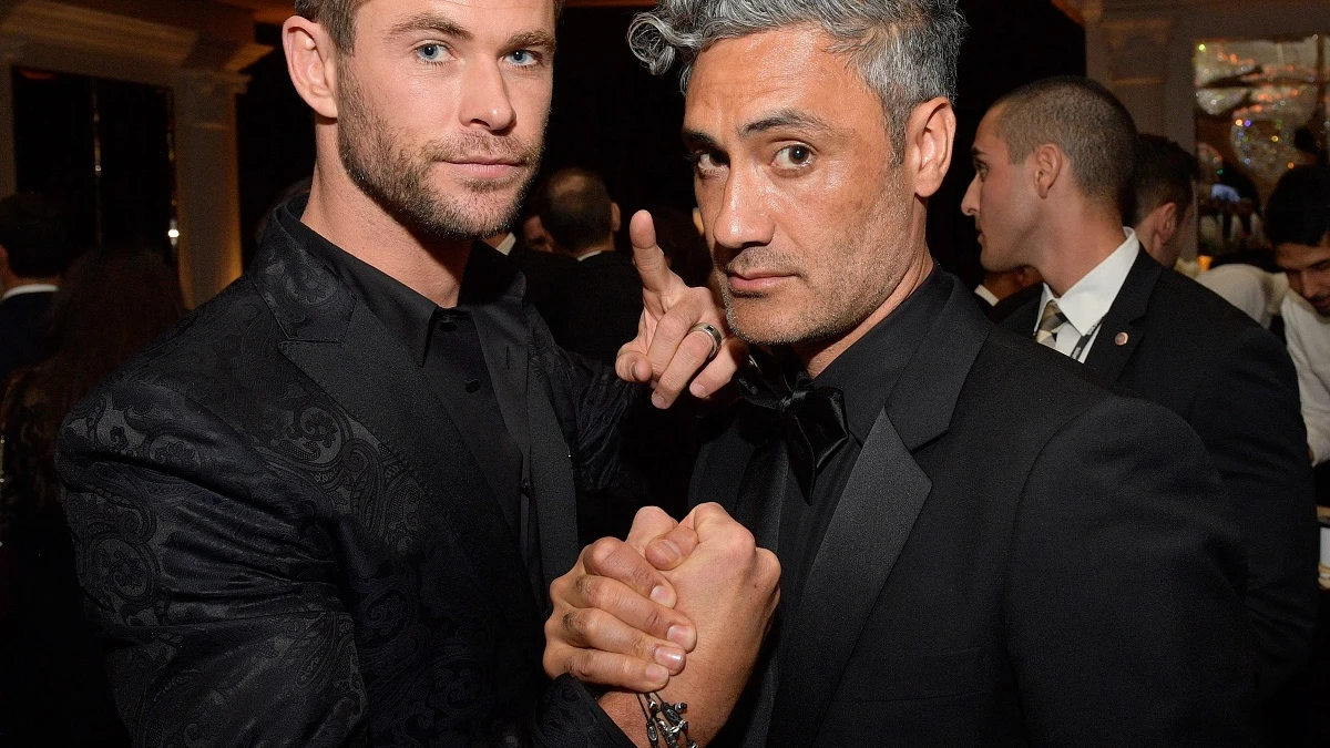 Chris Hemsworth y Taika Waititi