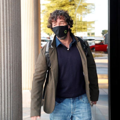 Nacho Palau, a su llegado a los juzgados