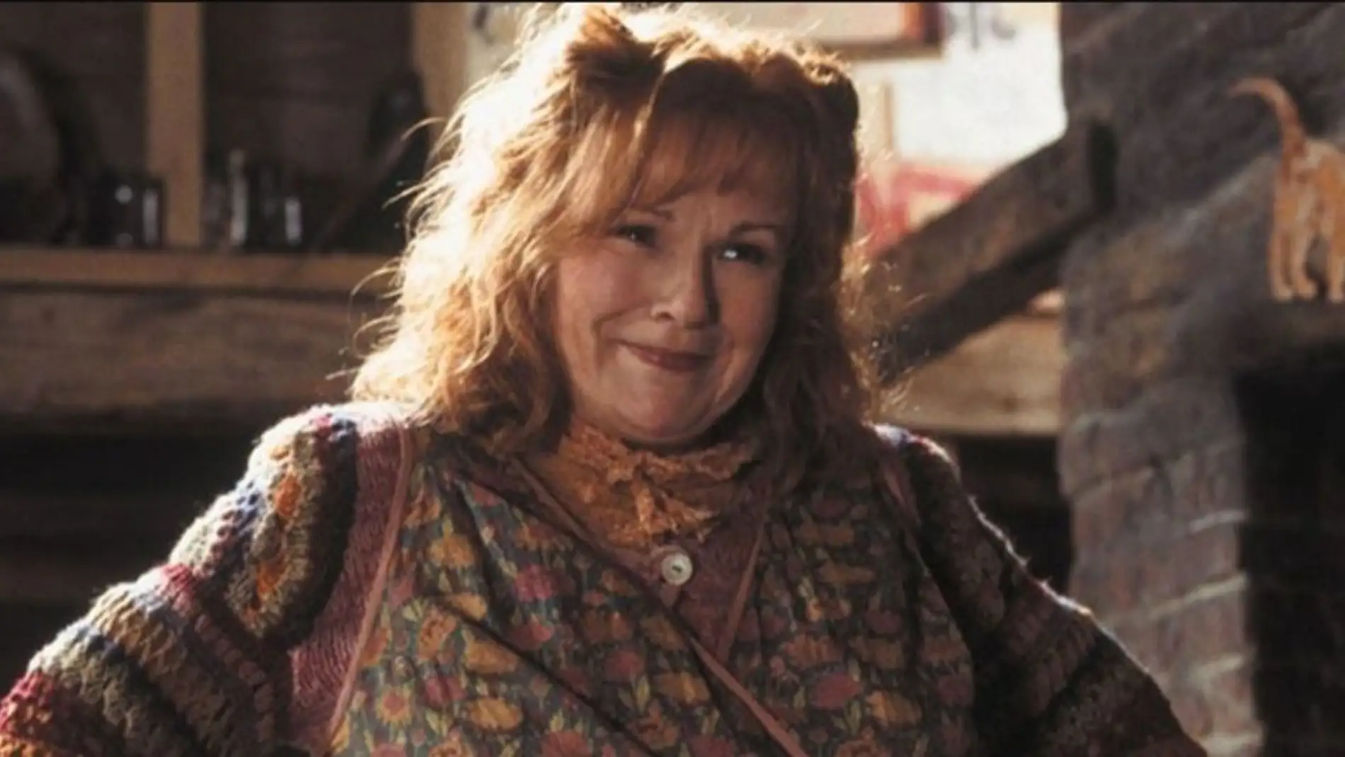 Julie Walters como Molly Weasley en 'Harry Potter'