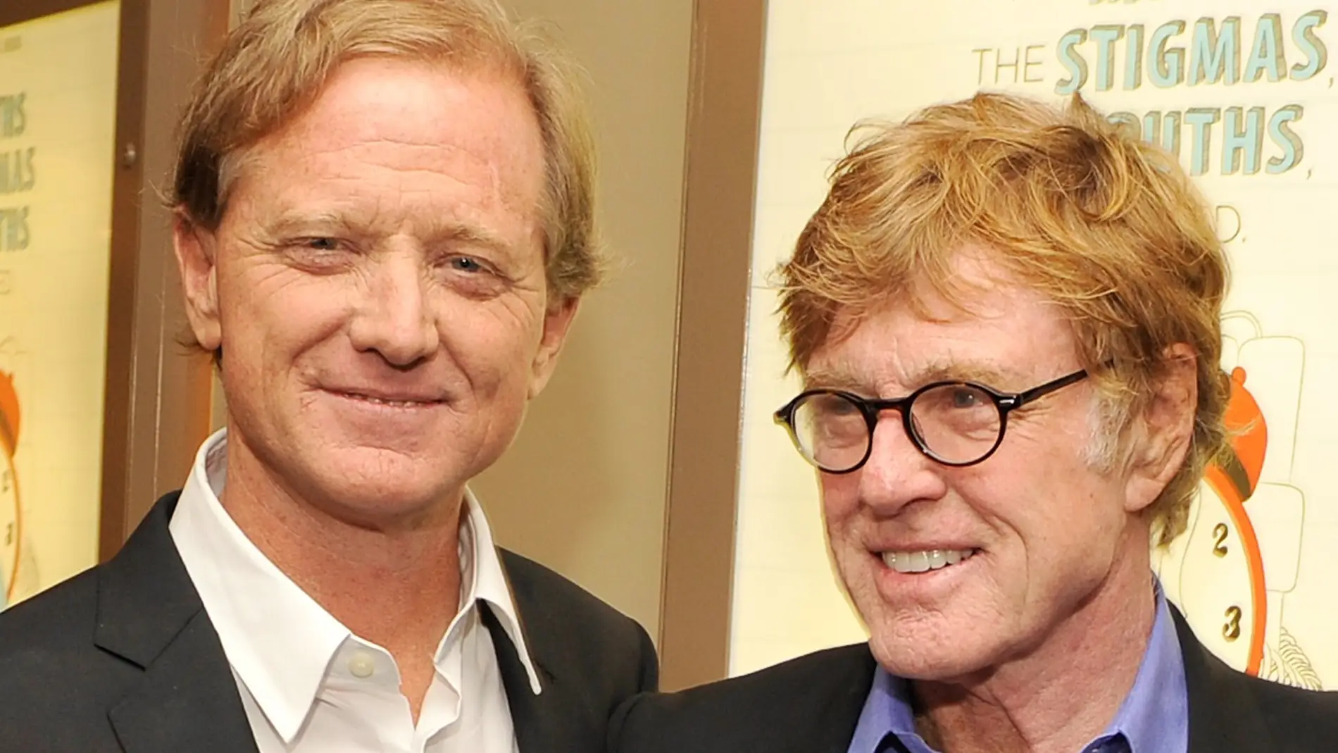 Robert Redford y su hijo James Redford