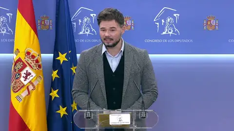 Gabriel Rufián en el Congreso de los Diputados Gabriel Rufián compara la moción de censura de VOX con "el estreno de Torrente 6": "Será salvaje"