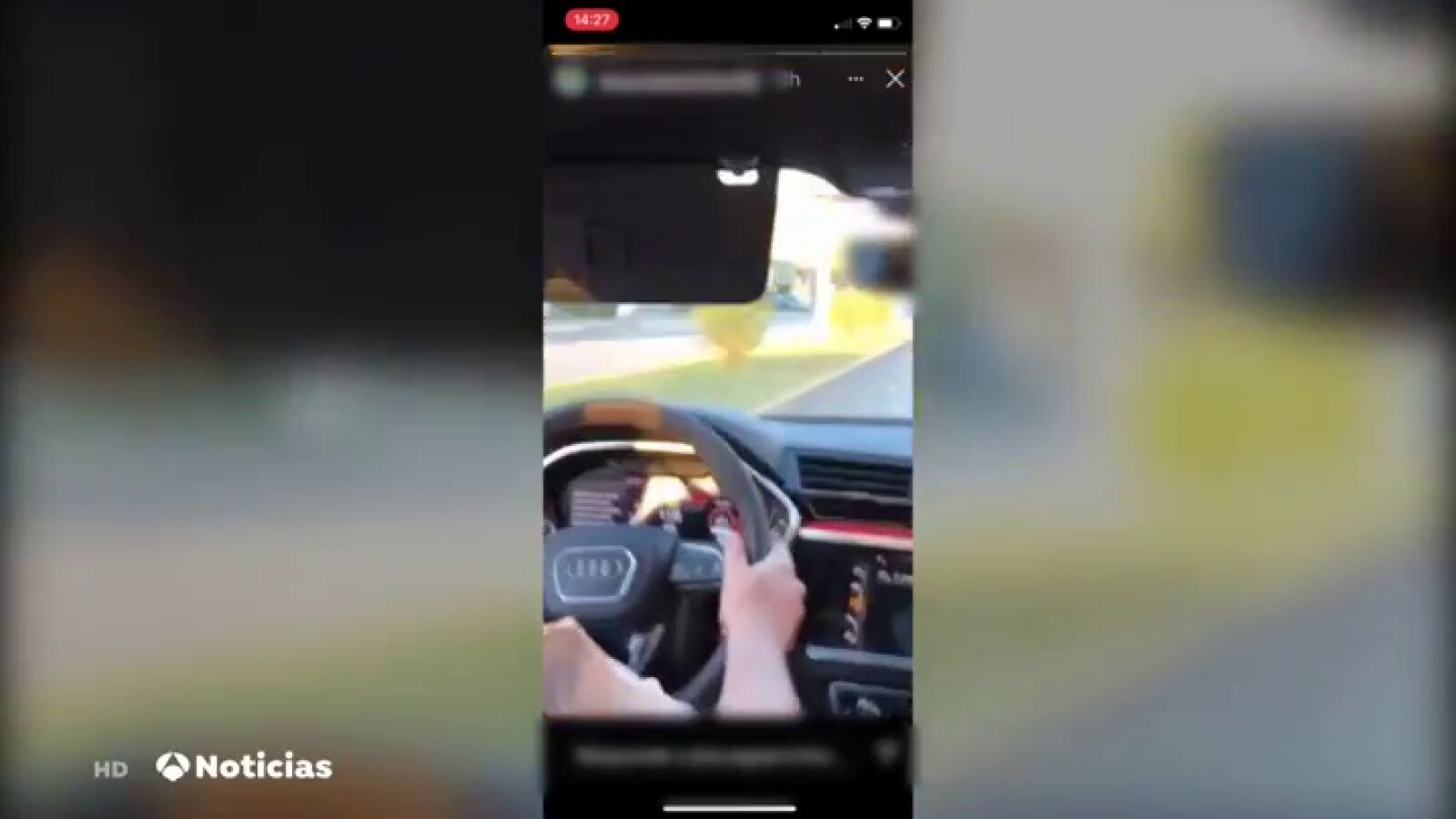 Identifican a dos jóvenes que circulaban a 148 km/h en una zona de 20km/h en Granada con un coche alquilado por 300 euros día