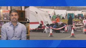 Nicolás Castellano periodista de la Cadena Ser hablando de las masivas llegadas de inmigrantes a Canarias