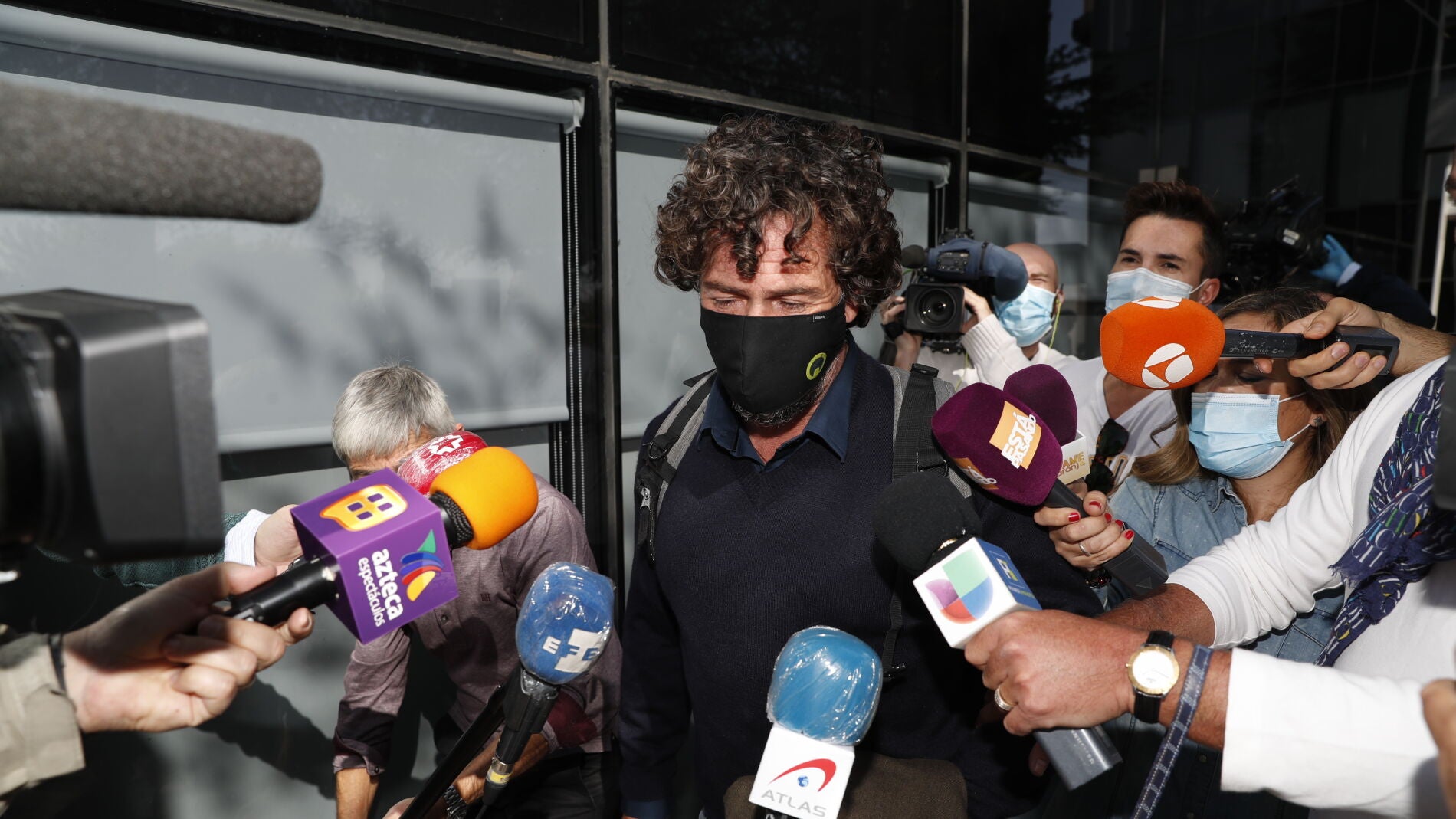 Nacho Palau a la salida de los juzgados 