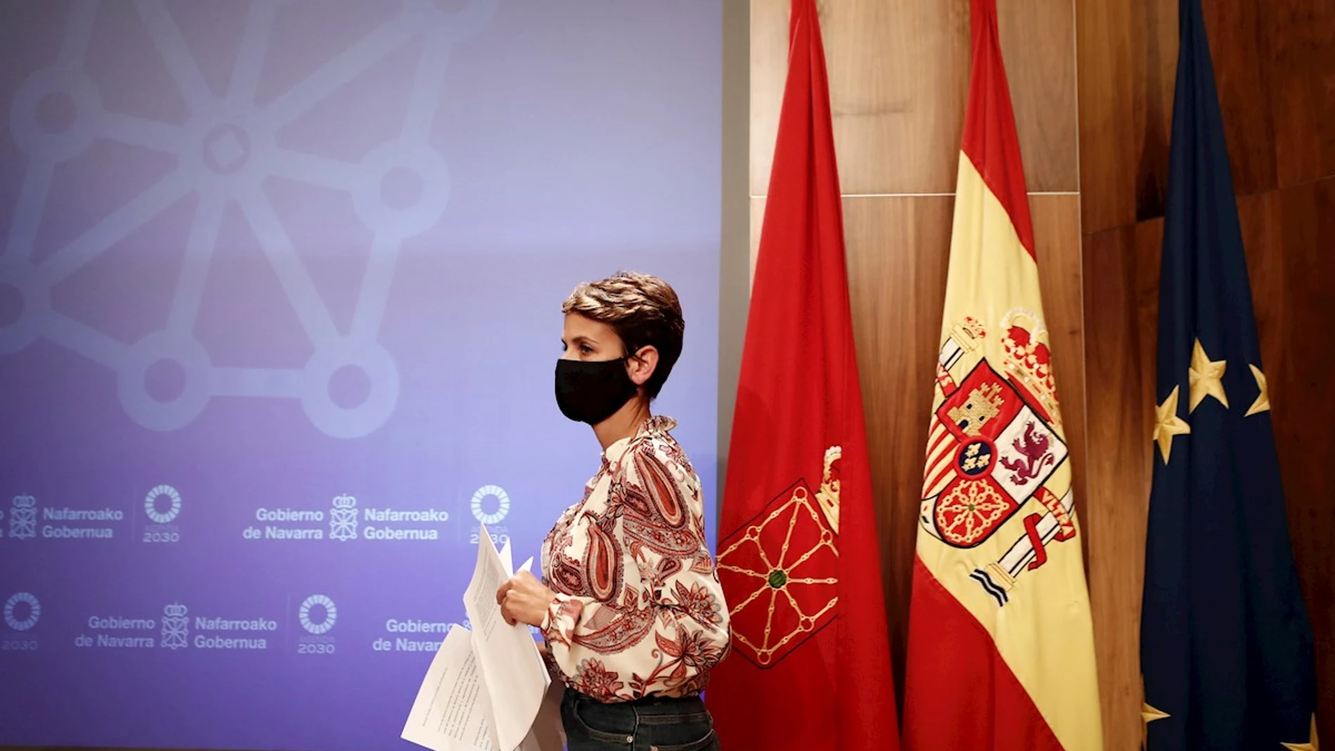 La presidenta de Navarra, María Chivite La presidenta de Navarra, María Chivite