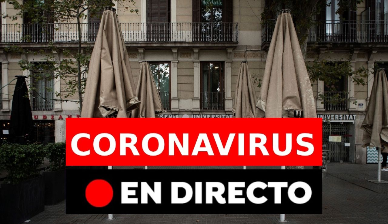 Coronavirus en directo: confinamientos, estado de alarma en Madrid y últimas noticias hoy en España