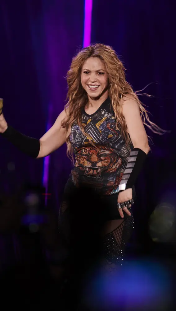 Shakira durante un concierto