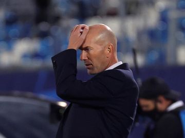 El entrenador del Real Madrid, Zidane Zidane. 