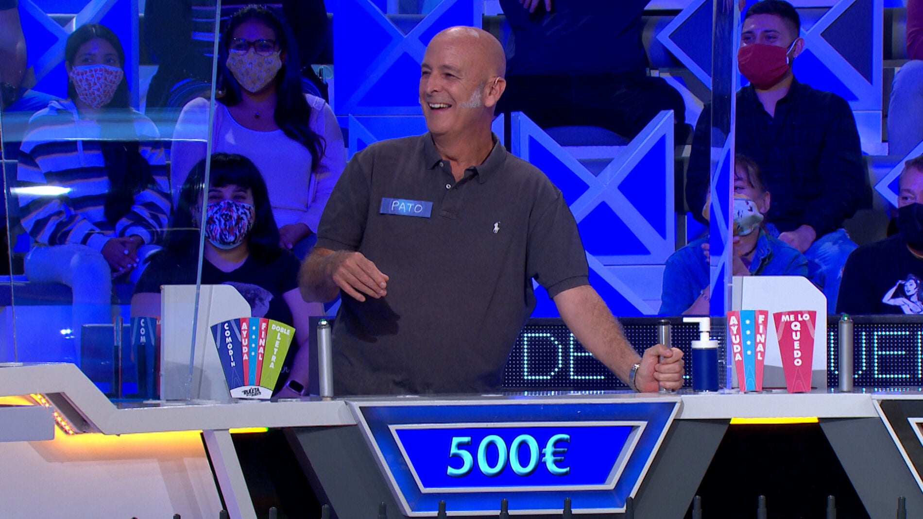 Pato, un concursante de &lsquo;La ruleta de la suerte&rsquo;, sufre un tir&oacute;n antes de ir a por el bote
