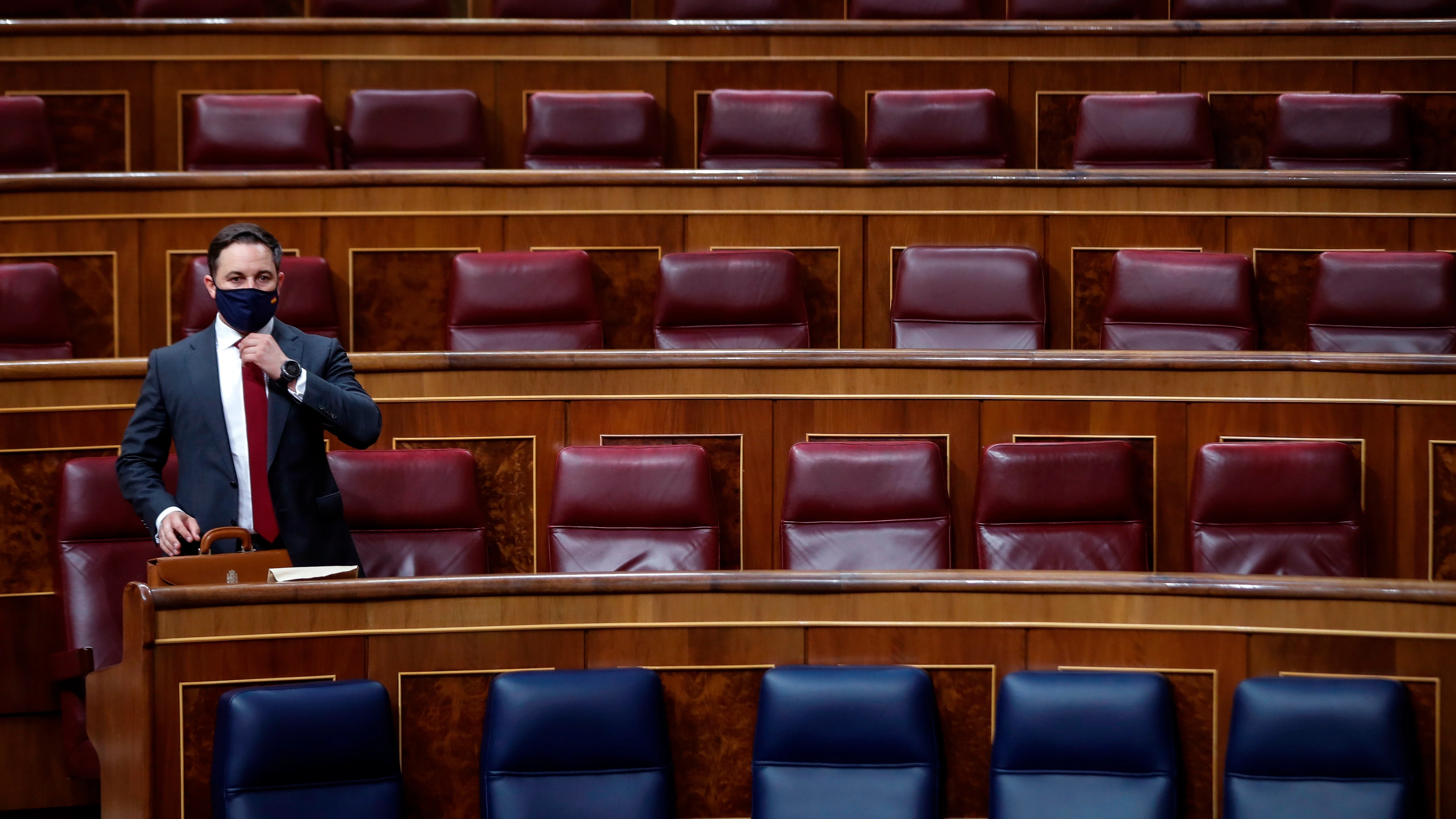 El líder de Vox, Santiago Abascal El líder de Vox, Santiago Abascal