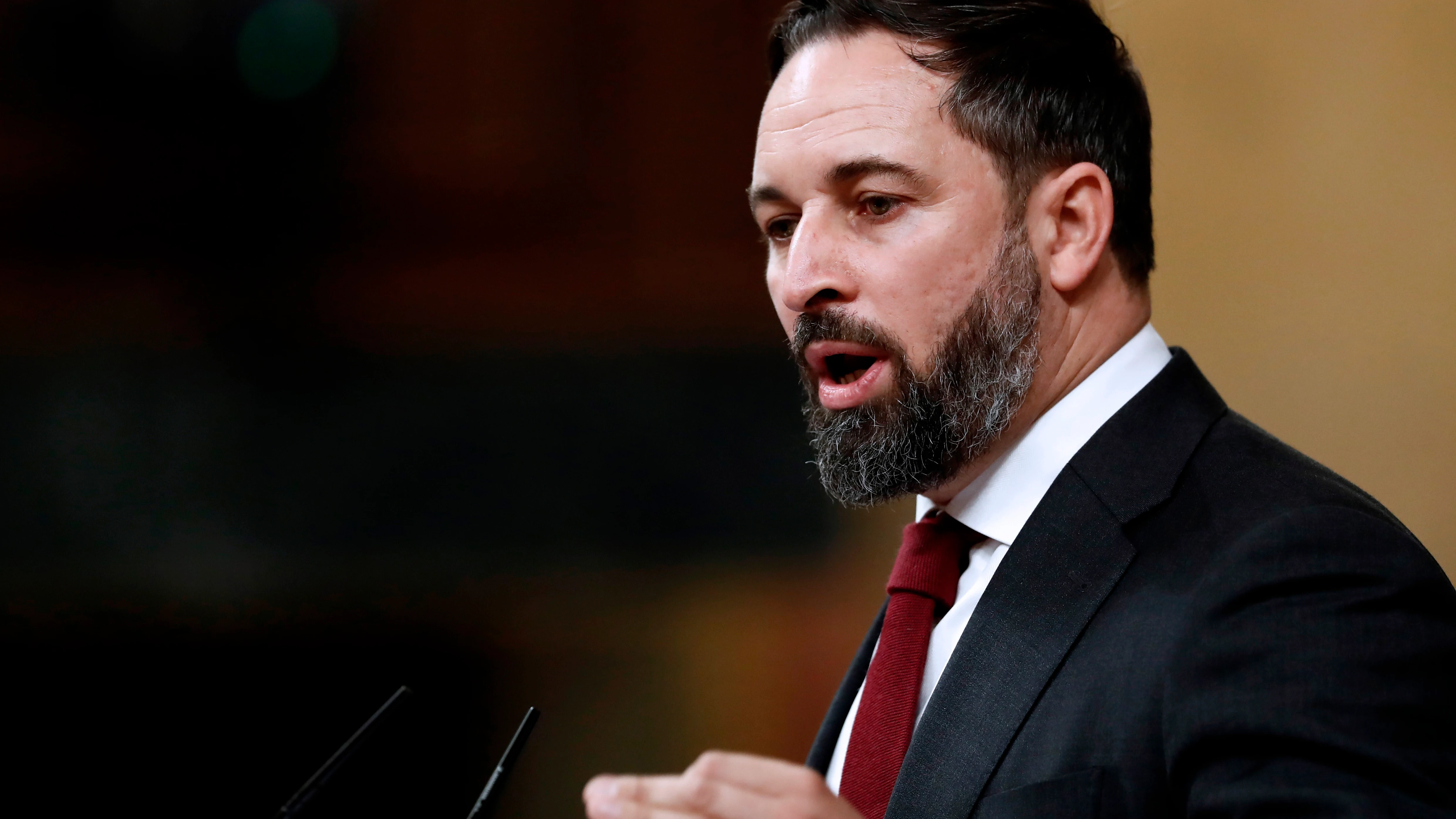 El líder de Vox, Santiago Abascal El líder de Vox, Santiago Abascal