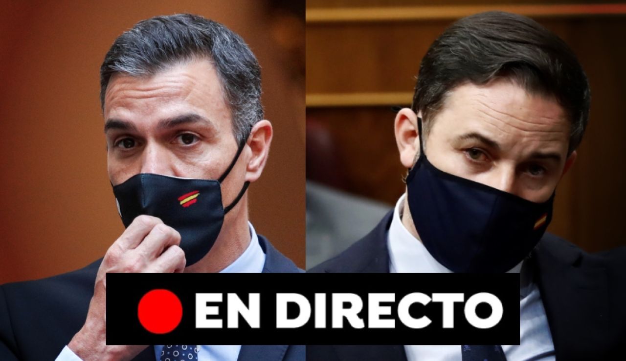 Moción de censura de Vox a Pedro Sánchez en el Congreso de los Diputados, en directo