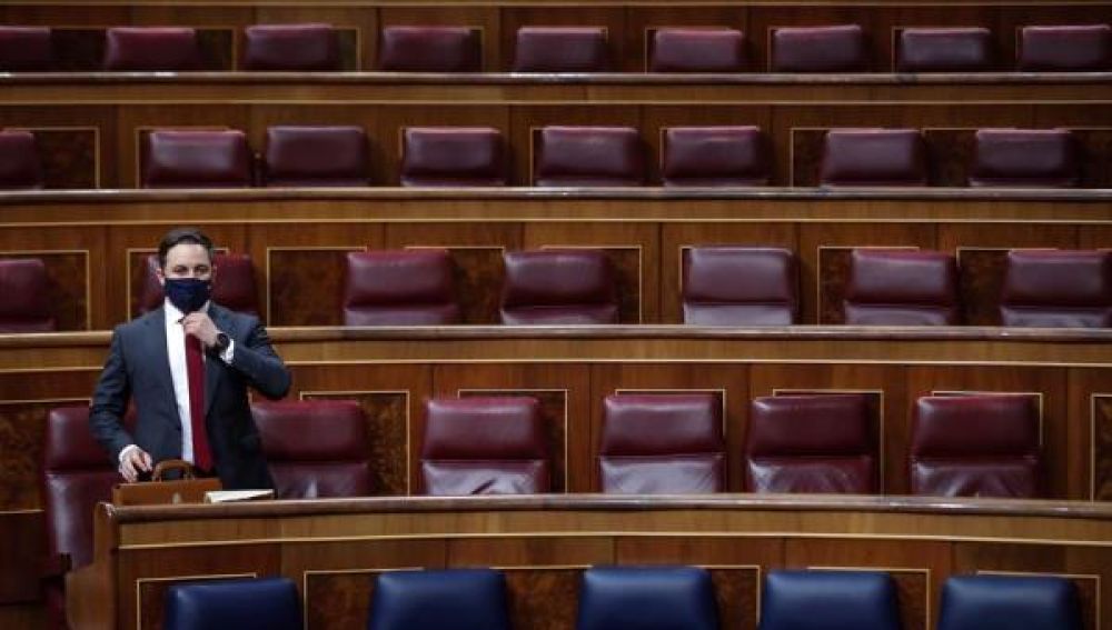 Santiago Abascal en el Congreso de los Diputados