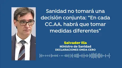 Salvador Illa pronóstica "cinco o seis meses duros" ante la situación del coronavirus Salvador Illa pronóstica "cinco o seis meses duros" ante la situación del coronavirus