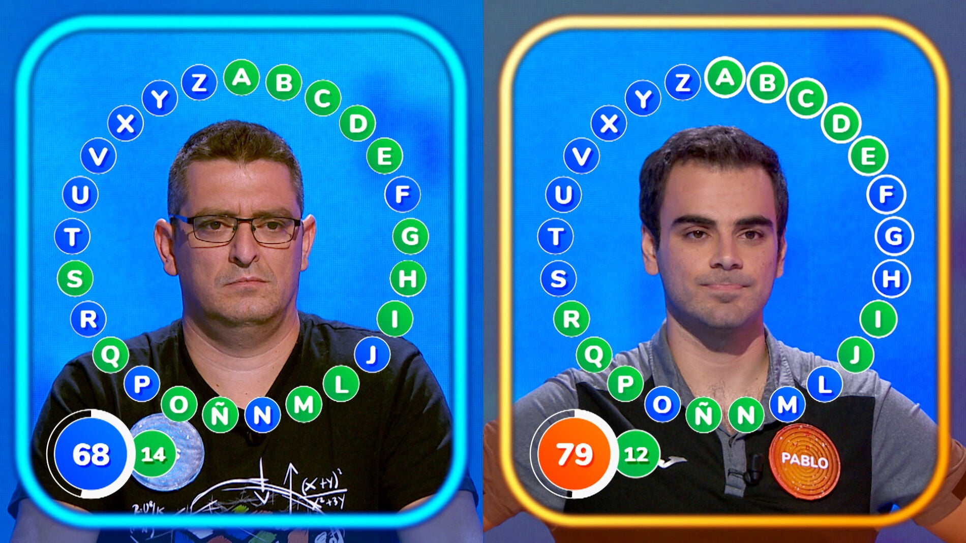¿Conformismo, estrategia o casualidad? La incesante lucha de Luis y Pablo para ganar en ‘El Rosco’ de ‘Pasapalabra’