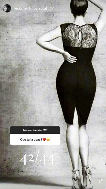 La talla de Vicky Martín Berrocal 