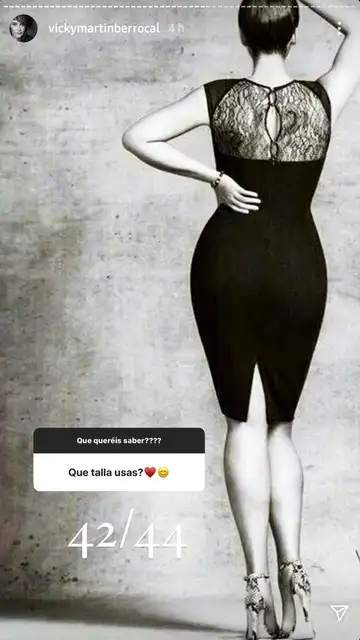 La talla de Vicky Martín Berrocal La talla de Vicky Martín Berrocal
